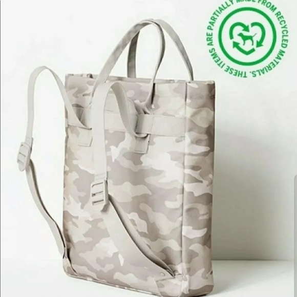 Victoria’s Secret PINK Convertible Backpack Tote - Double Platinum Camo - Picture 8 of 15